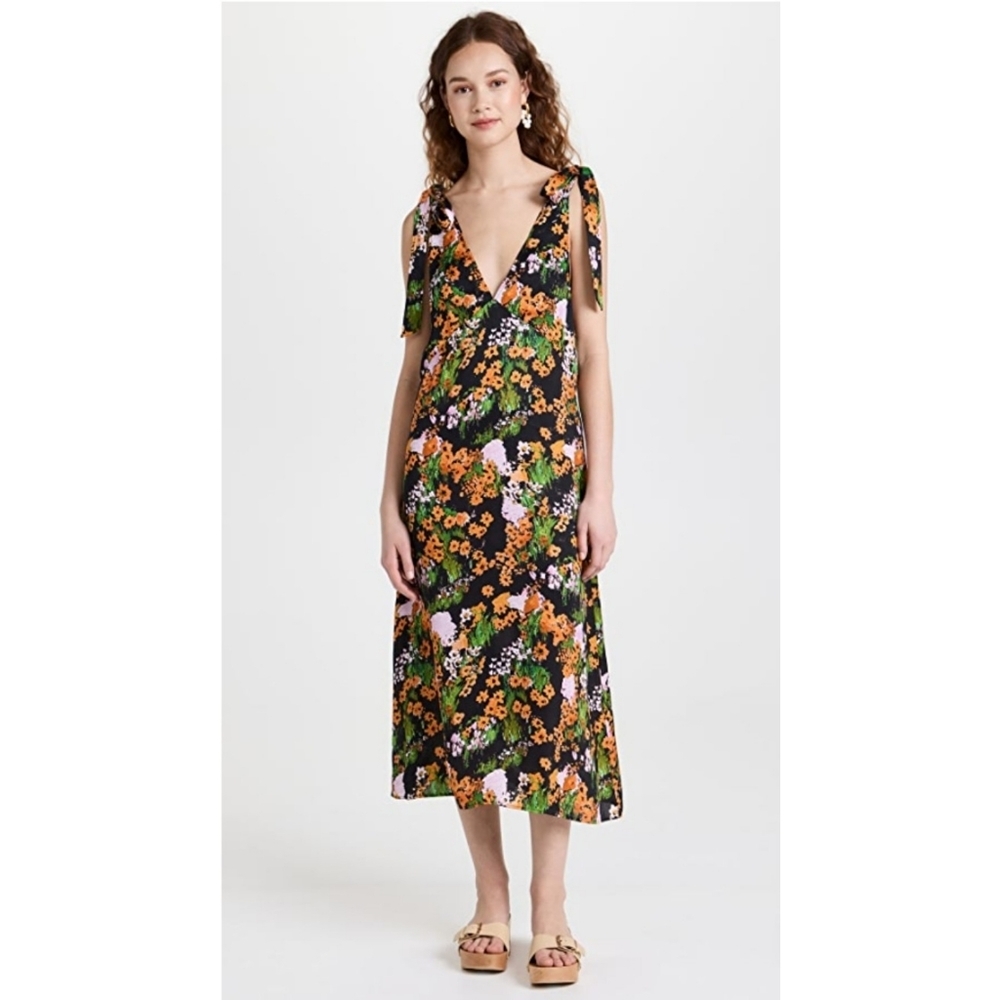 Stine Goya | Naima Dress in Artist Canvas At Night Size Large